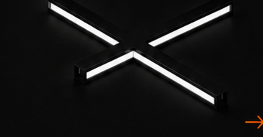 Black Connect linear lighting product